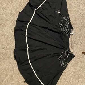 Hell Bunny - 2xl Spider Spiderweb Skirt - Halloween Goth